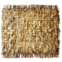 Straw mat, rice straw