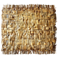 Straw mat, rice straw