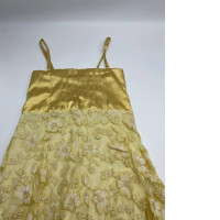 Women's gold one-shoulder short dress