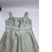 Women's green one-shoulder maxi dress 