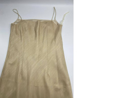 Women's Simple Gold Strapless Dress Women's Simple Gold Strapless Dress