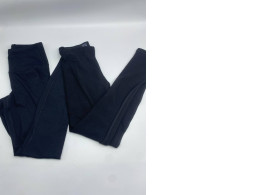 Set of 2 Women's black skinny workout pants 