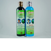 Set of 2 Jinda Herbal Conditioner and Shampoo 250 ml. 
