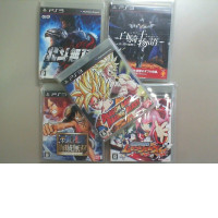 Set of 5 game discs for PS3, anime