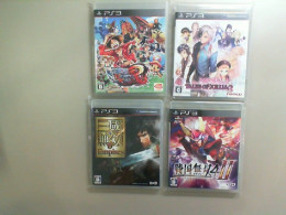 Set of 4 anime game discs Set of 4 anime game discs