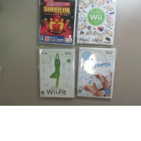 Set of 4 game discs interactive, Nintendo 