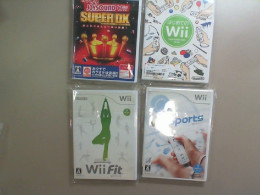 Set of 4 game discs interactive, Nintendo 