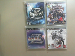 Set of 4 Ps3 Game Discs. Anime, Japan