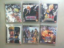 Set of 6 Ps3 Game Discs. Fights Anime, Japan Set of 6 Ps3 Game Discs. Fights Anime, Japan