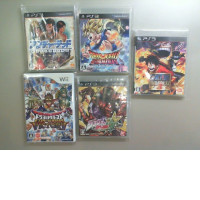 Set of 5 game discs, anime fights