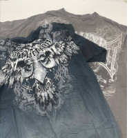 Set of 2 dark t-shirts with print