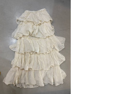 Beige linen long dancing dress Beige linen long dancing dress