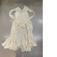 Longsleeves linen evening dress