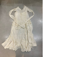 Longsleeves linen evening dress