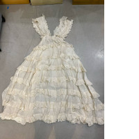 Lond linen evening dress