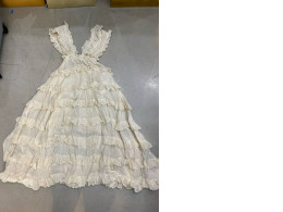 Lond linen evening dress