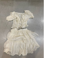 Dancing suit: top with sleeve and skirt