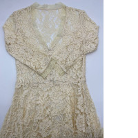 Beige dress with pattern