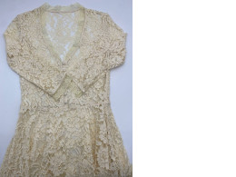 Beige dress with pattern Beige dress with pattern