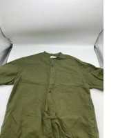 Green shirt without collar