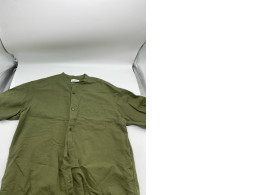 Green shirt without collar