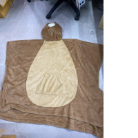 Big kid's towel with hood