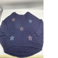 Blue sweatshirt with stars