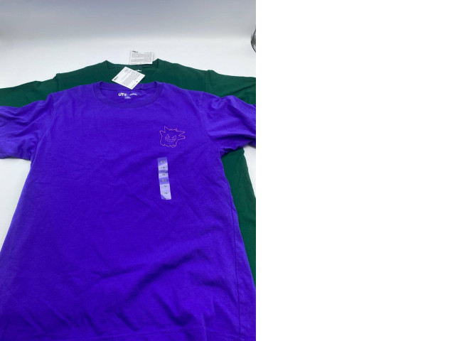 Set of 2 Green and blue children's round neck t-shirt Set of 2 Green and blue children's round neck t-shirt