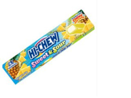 Set of 6 Hi-Chew Pineapple Chewy Fruit Candy 57g	