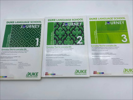 Set of 3 DUKE LANGUAGE SCHOOL BOOKS Set of 3 DUKE LANGUAGE SCHOOL BOOKS
