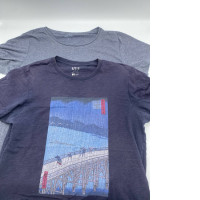 Set of dark t-shirts with print