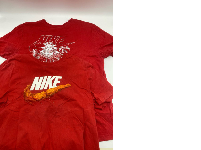 Set of 2 red NIKE t-shirts Set of 2 red NIKE t-shirts