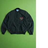 Black men's jacket with print