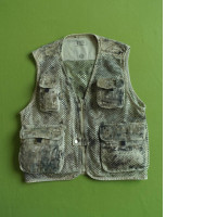 Beige Vest for fishing 