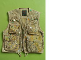 Brown vest for fishing Brown vest for fishing