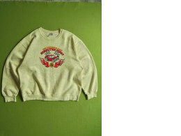 Light beige longsleeve with car print