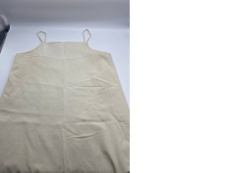 Beige women's evening dress