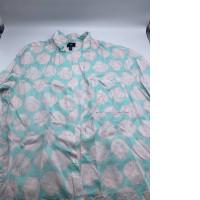 Light blue shortsleeved shirt with shell print Light blue shortsleeved shirt with shell print