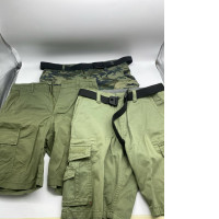 Set of 3 green secondhand shorts