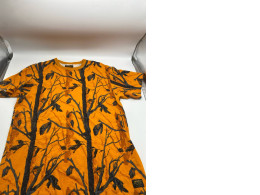 Orange t-shirt with tree print