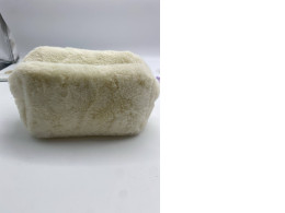 White soft cosmetic bag