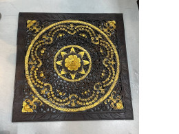 Set of 2 Wooden Patterned Pictures