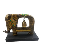 Souvenir decorative stand in the form of an elephant with a bell