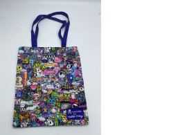 Blue patterned handbag 