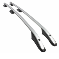 FIT FOR MITSUBISHI TRITON L200 SILVER GRAY ROOF RAILS SIDE BARS