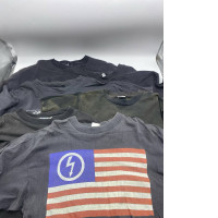 Set of 6 Black round neck short sleeve t-shirt Set of 6 Black round neck short sleeve t-shirt