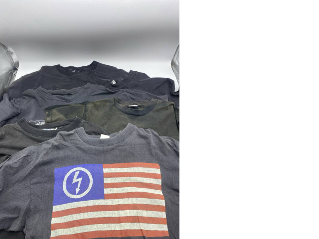 Set of 6 Black round neck short sleeve t-shirt Set of 6 Black round neck short sleeve t-shirt