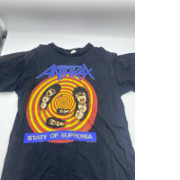 ANTHRAX short sleeve round neck band t-shirt 