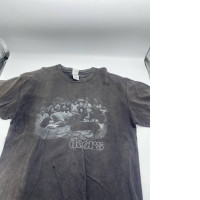 Round neck short sleeve T-shirt with band pattern, DoorS