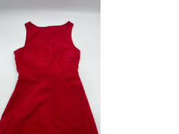 Women's red sleeveless dress 